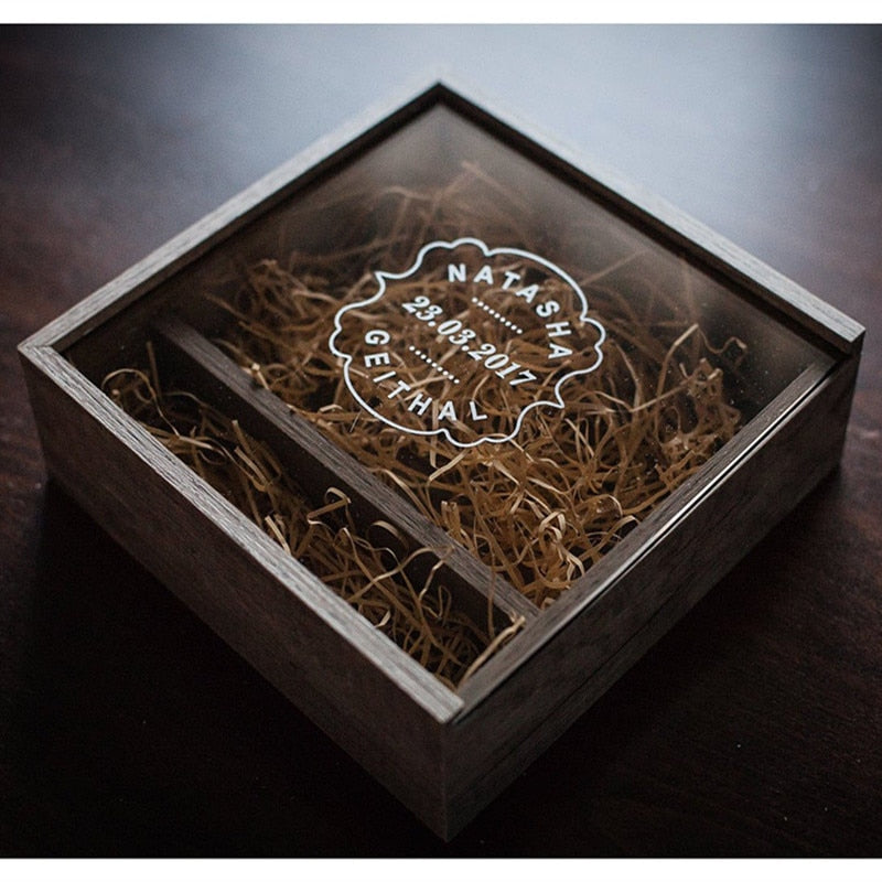 ♣ Wood Photo Box in Acrylic ♠