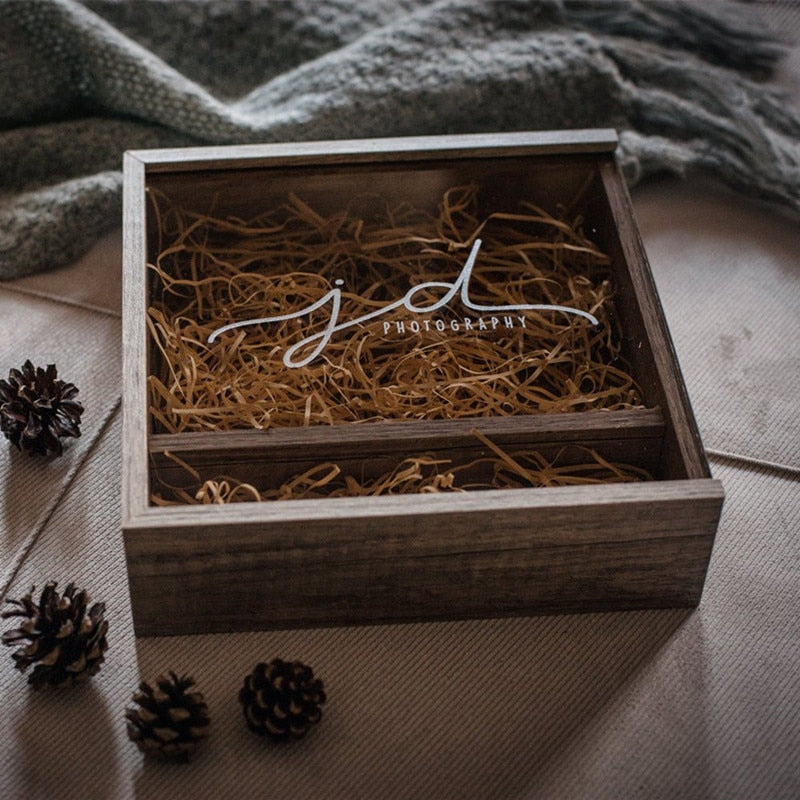 ♣ Wood Photo Box in Acrylic ♠