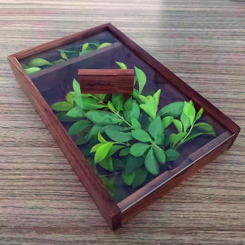 ♣ Wood Photo Box in Acrylic ♠